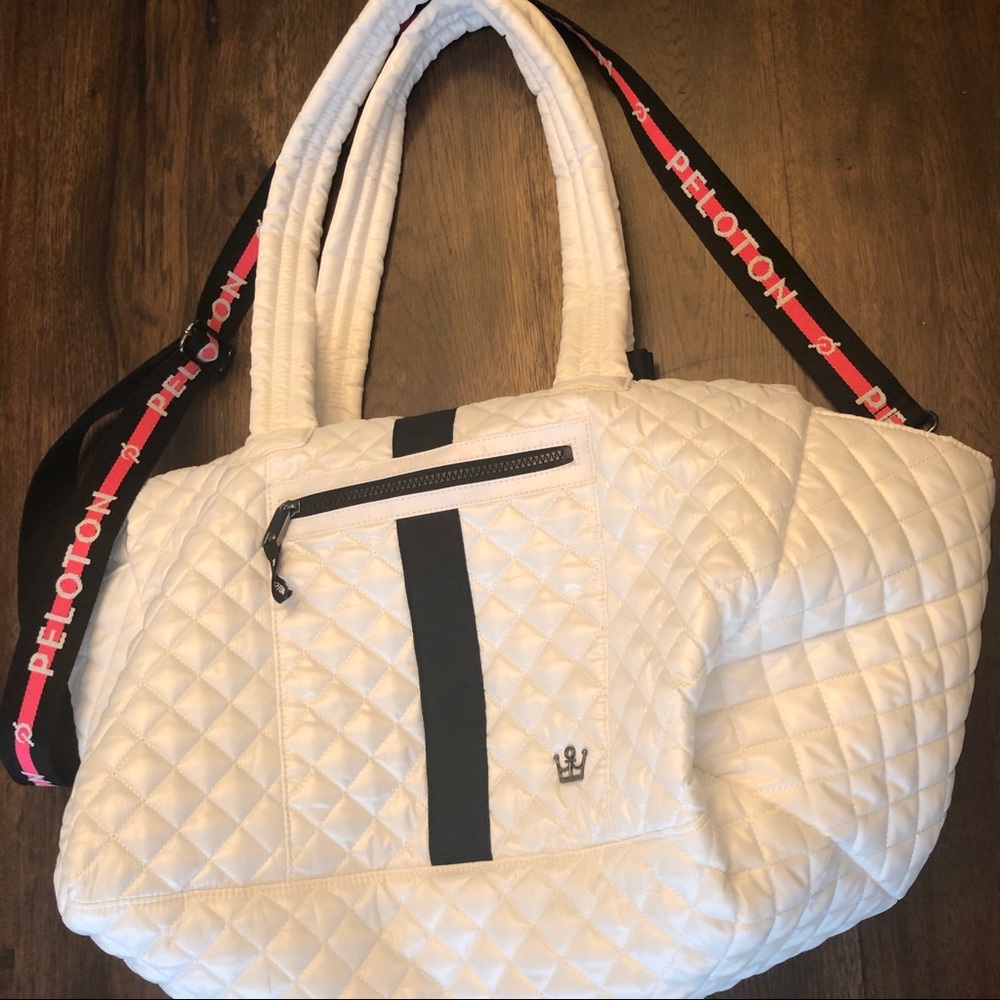 Peloton Oliver Thomas kitchen sink duffle bag
